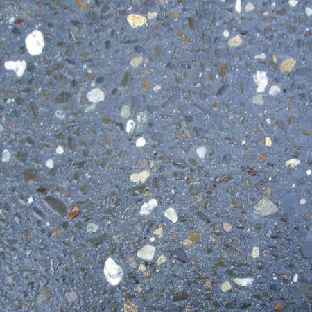 Exposed sealed concrete