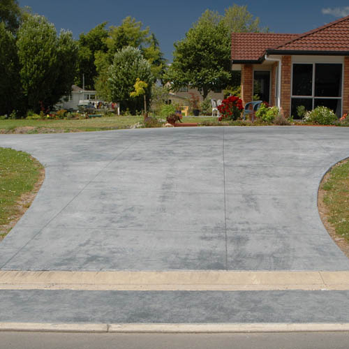 concrete driveway